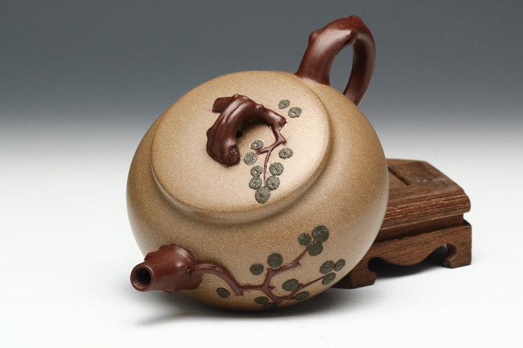Evergreen Teapot;Chinese Gongfu Teapot,Yixing Pottery Handmade Zisha
