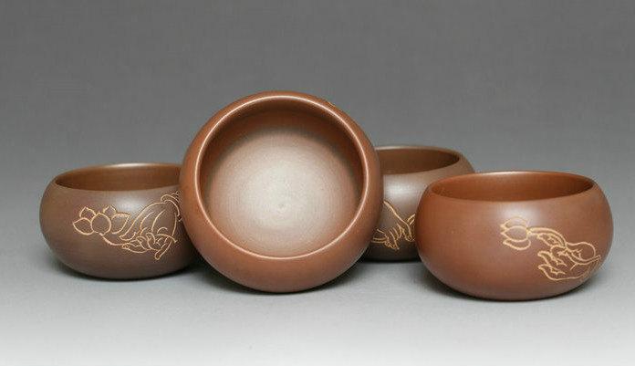 4 Ni Xing Pottery Tea Cup Premium And Treasure Tea Pot Handmade Teapot Guaranteed 100%Genuine Original Mineral Fired