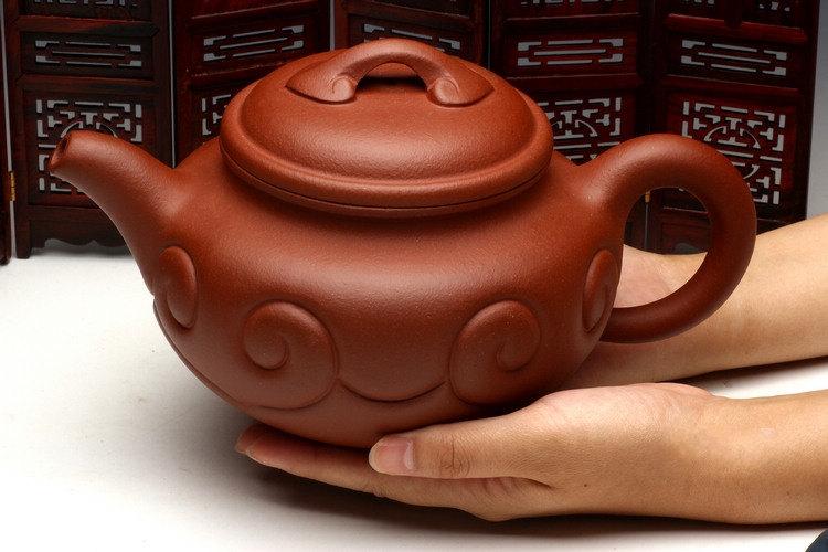 Special Selection:Big Zisha Clay Teapot Huge Ru Yi Teapot Yixing Zisha Pottery Handmade Teapot Original Mineral Fired